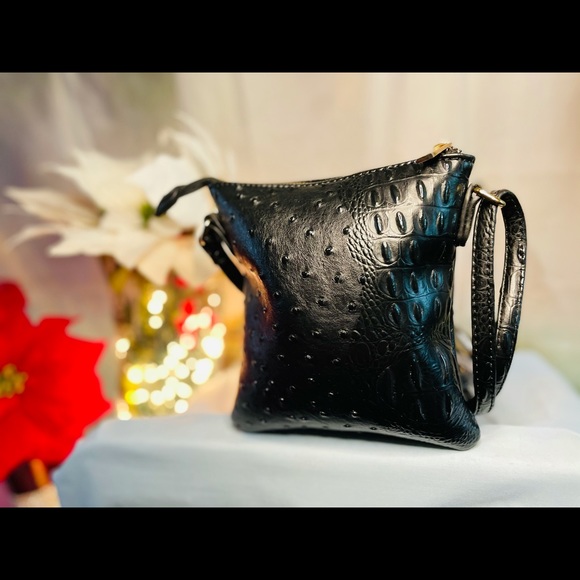 Black Print Shoulder Bag - Picture 3 of 5